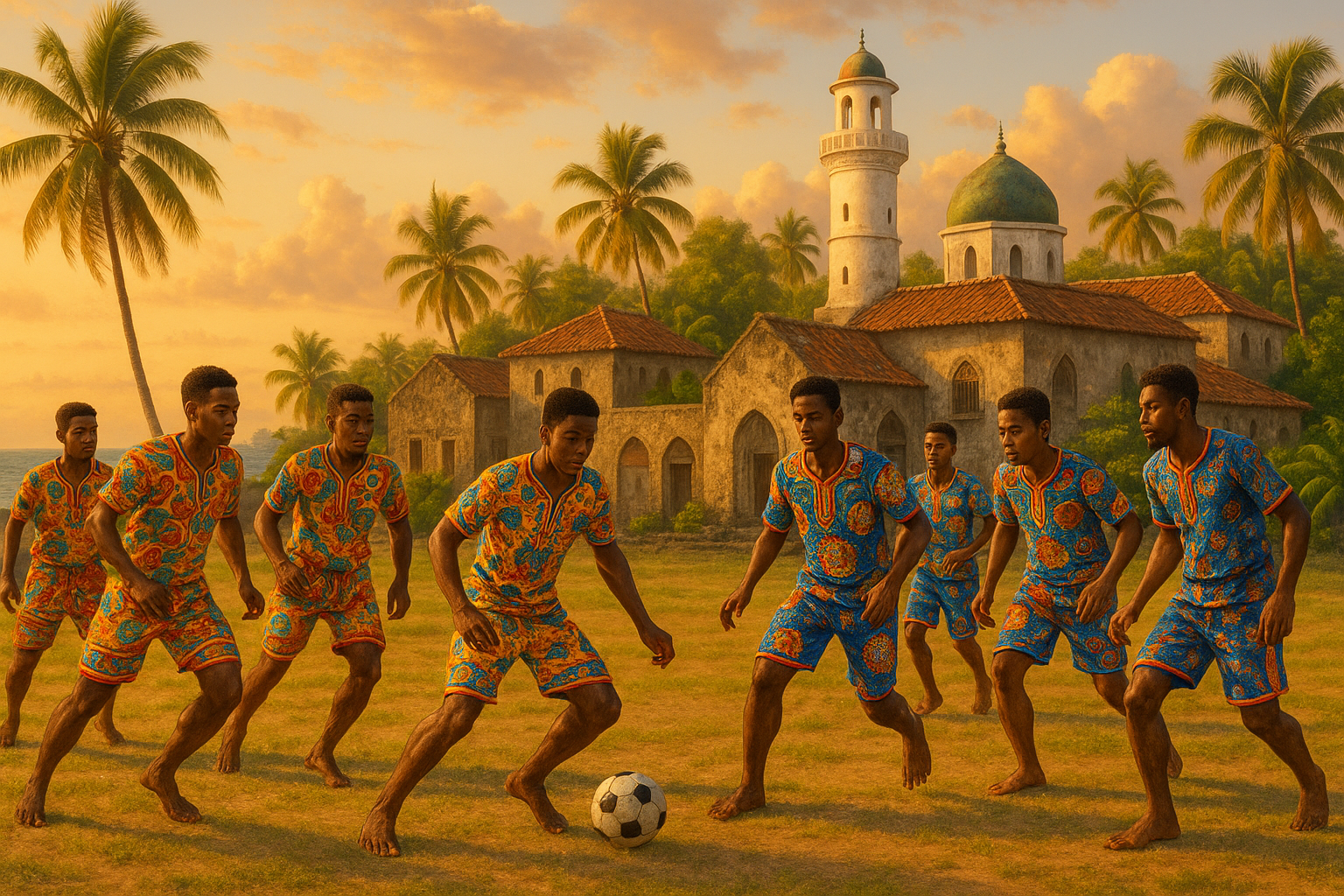 Inauguration du nouveau terrain de football